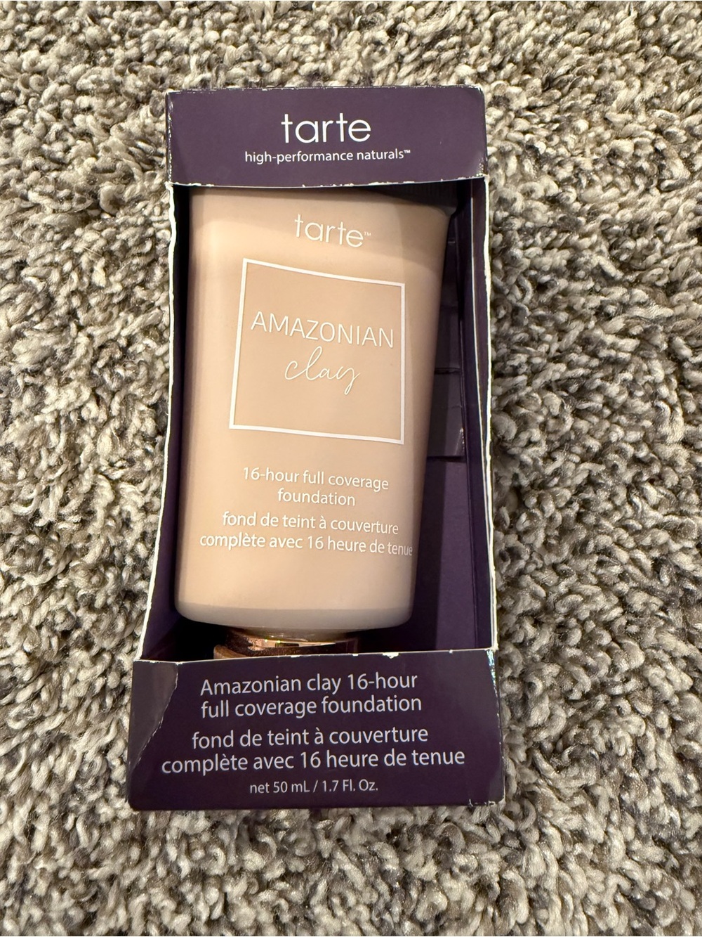 Tarte Amazonian Clay 16-Hour Foundation 20B Light Beige Full Size NEW